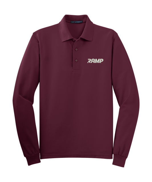 Port Authority® Silk Touch™ Long Sleeve Polo