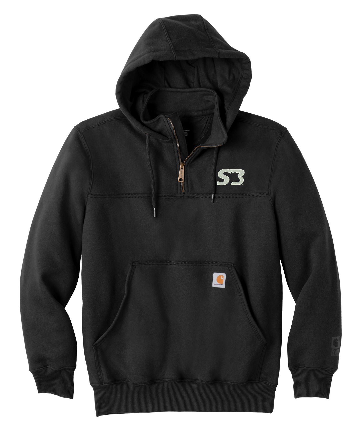 Carhartt ® Rain Defender ® Paxton Heavyweight Hooded Zip Mock Sweatshirt