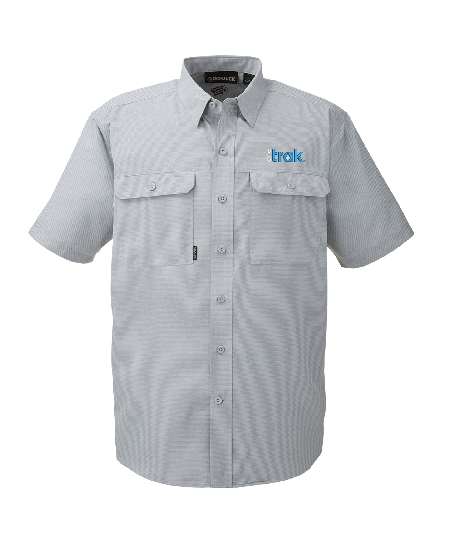 Dri Duck Men's Crossroad Dobby Short-Sleeve Woven Shirt